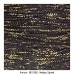 Mykonos Glitz for bags Color 102/302 Μαύρο/Χρυσό